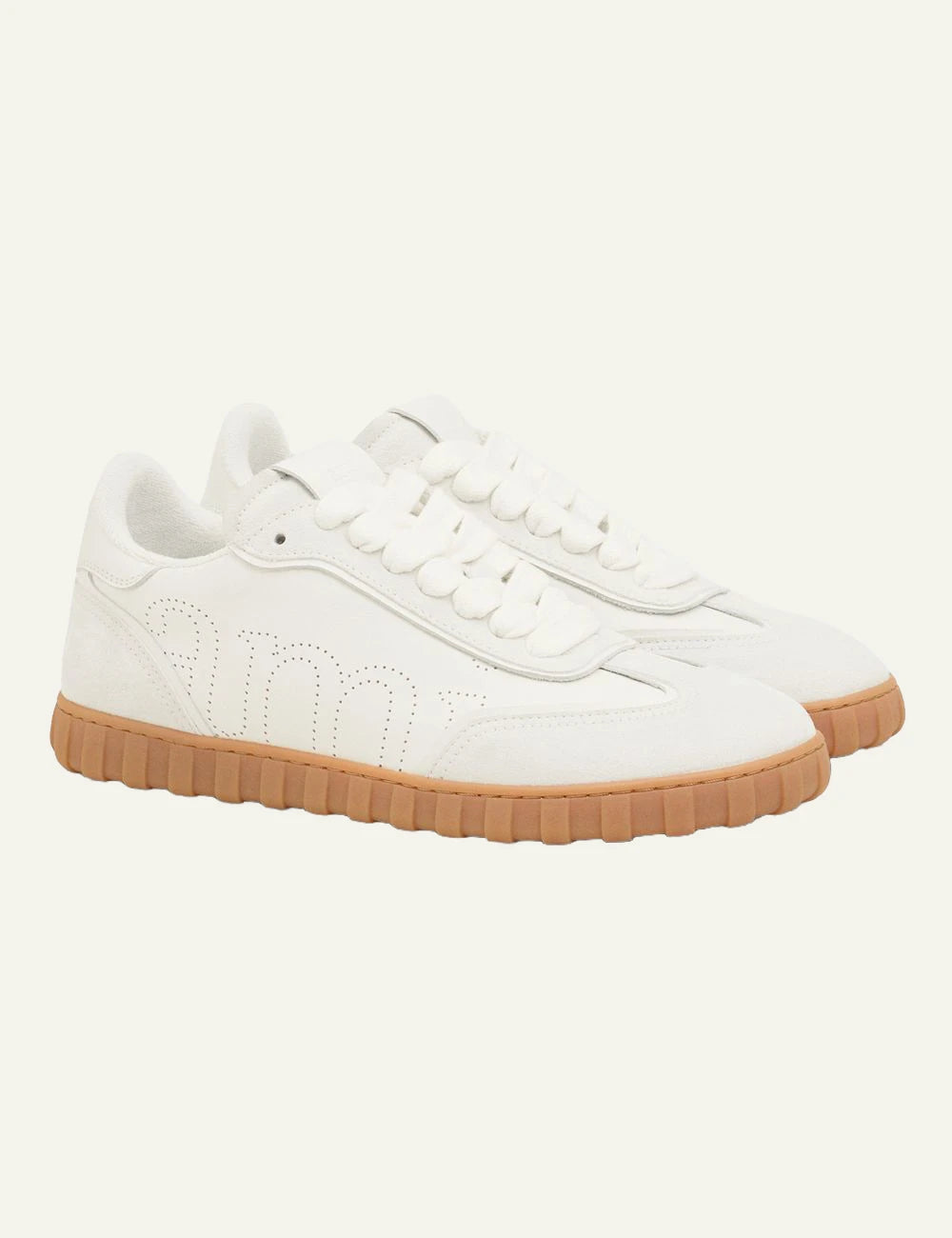 Ami Paris Step leather sneakers white side  view
