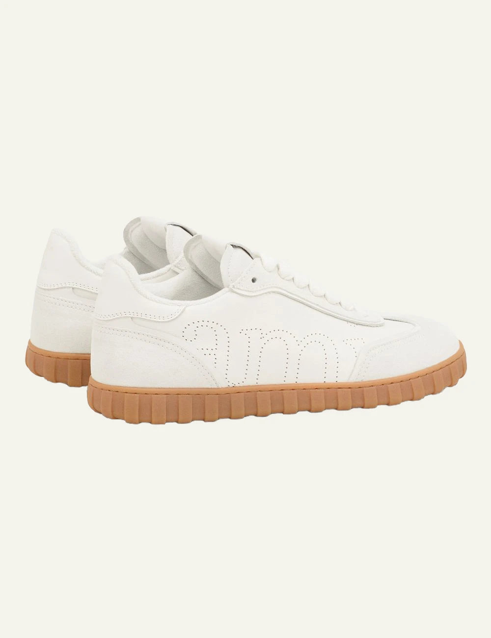 Ami Paris Step leather sneakers white  logo view
