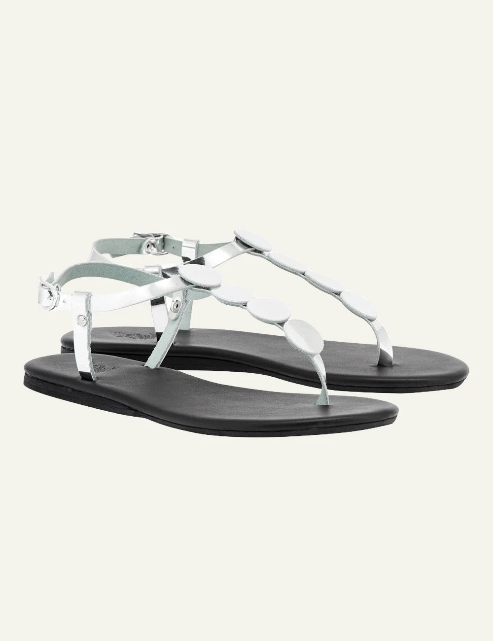 Ancient Greek Sandals Filia jelly caramel slide me buckle strap glossy profile view