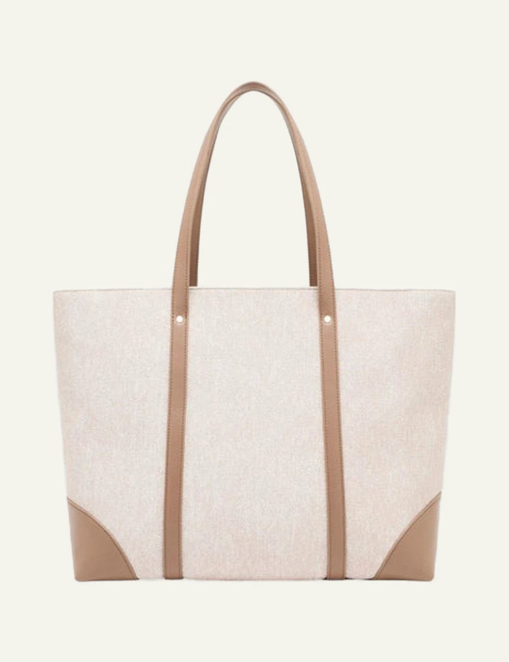 armani exchange beige tote bag ax logo  back view