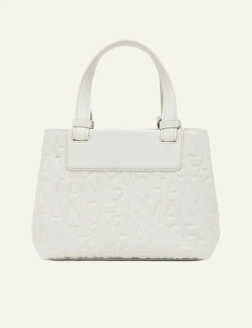 ARMANI EXCHANGE SHOPPING BAG BEIGE