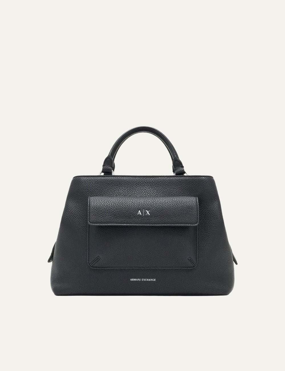 ARMANI EXCHANGE SHOPPING BAG BLACK