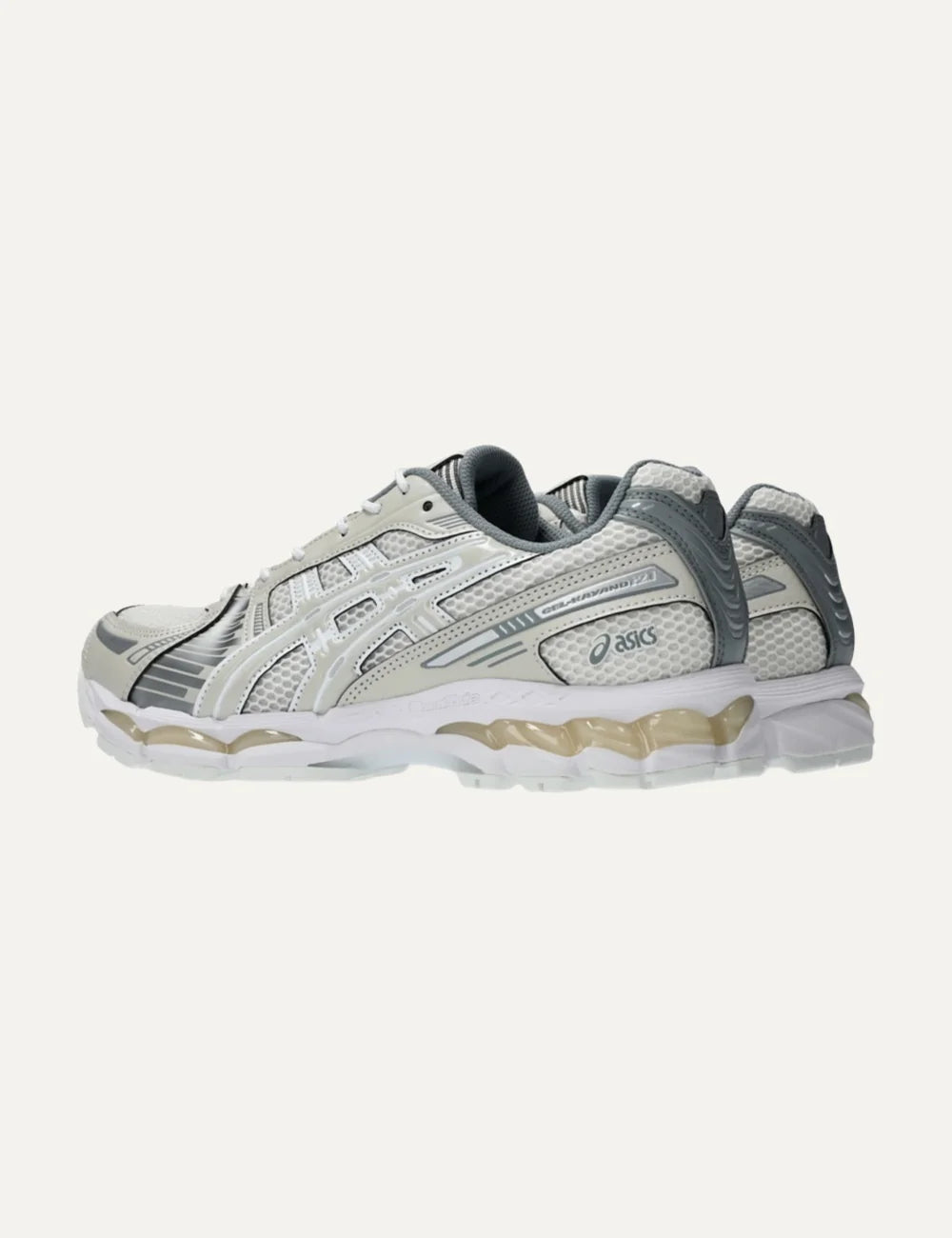 ASICS x KITH GEL-KAYANO 12.1 women's off-white sneakers with mesh details back