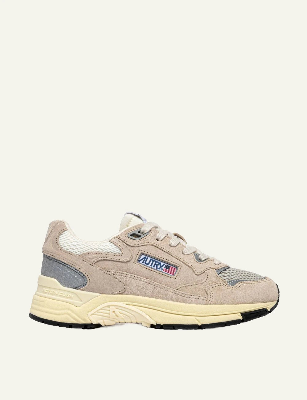 Autry Hyperway Low wom sand silver side profile