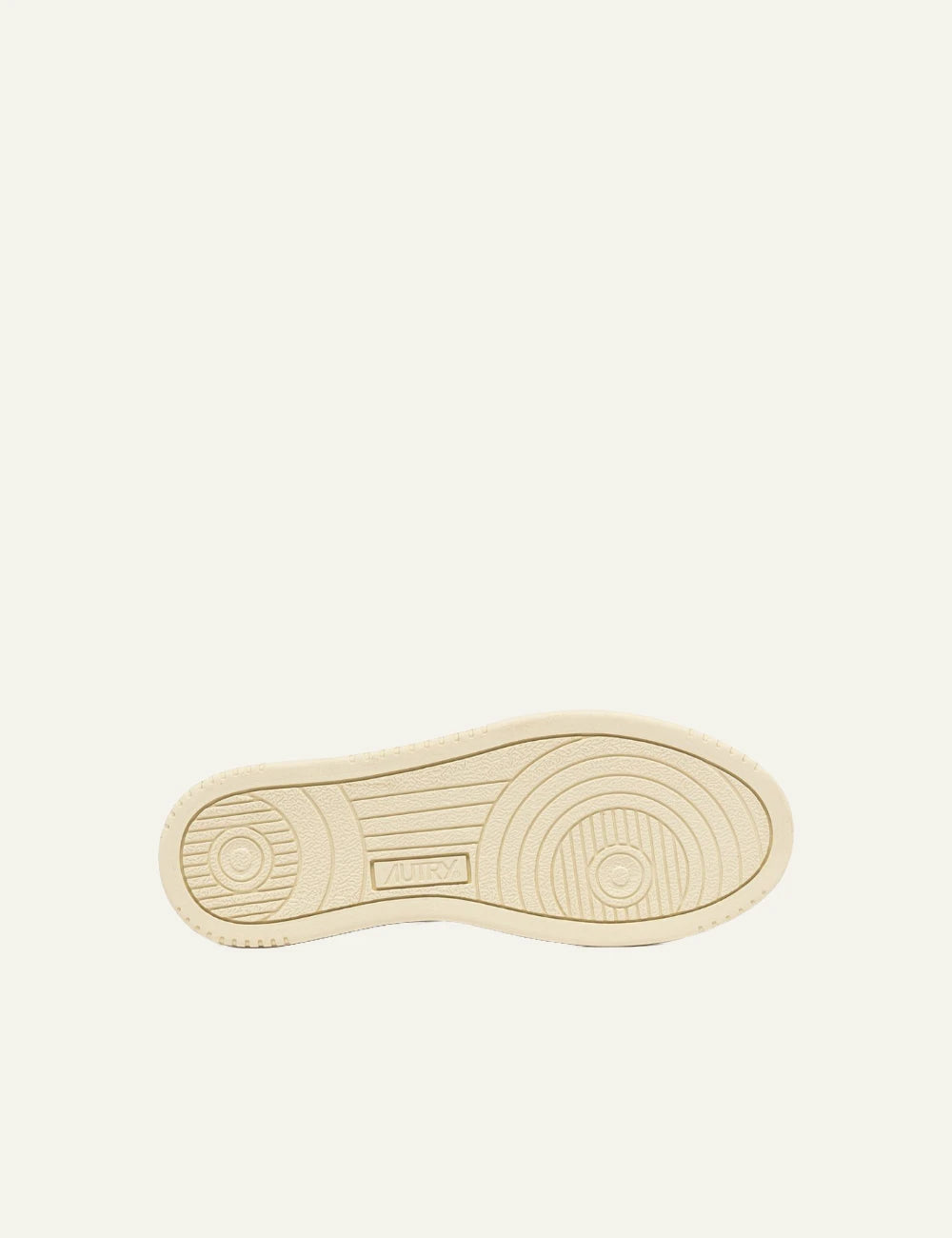 Autry Medalist low sneaker white leather snake print details outsole view