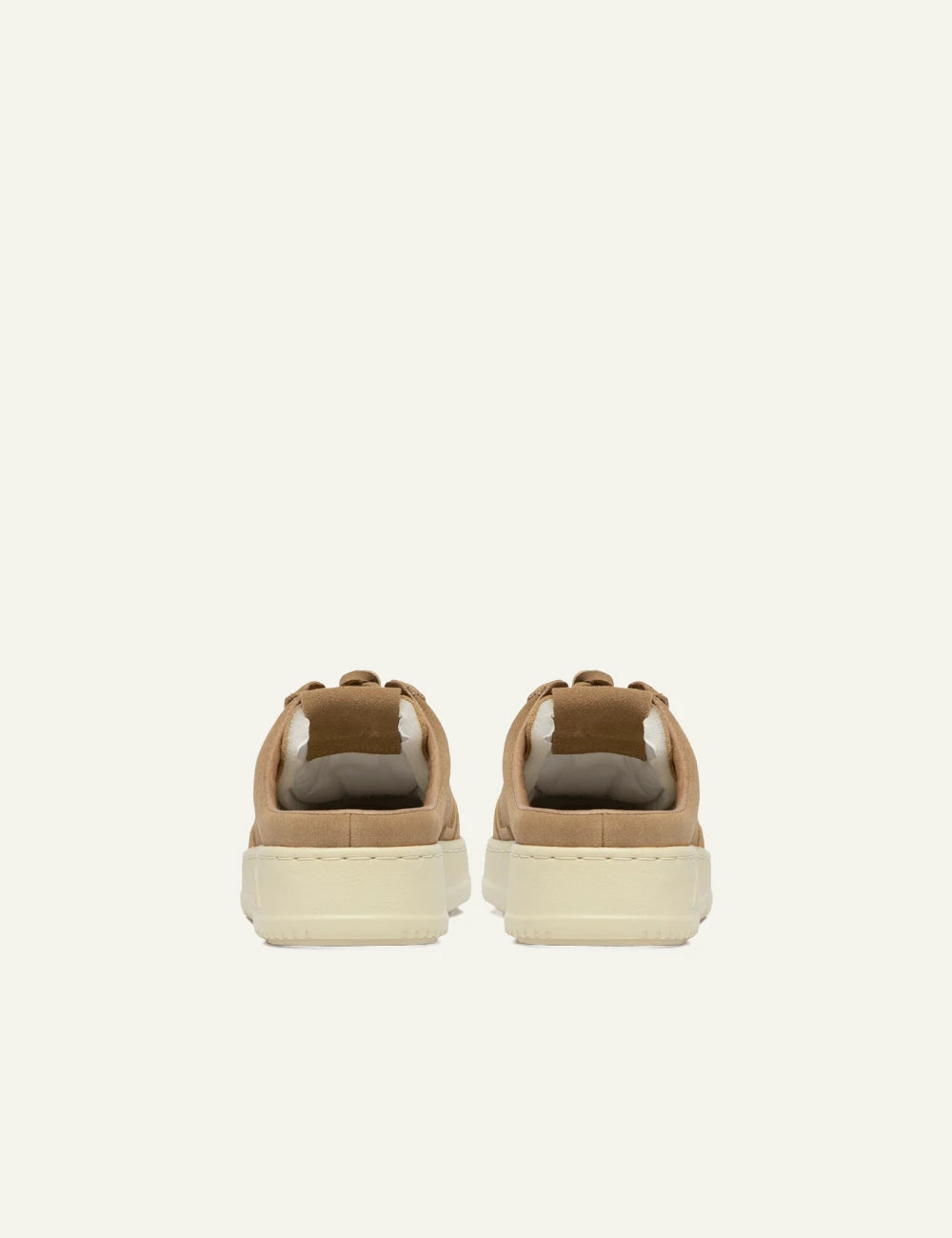 Autry Medalist mule sneakers beige suede back view