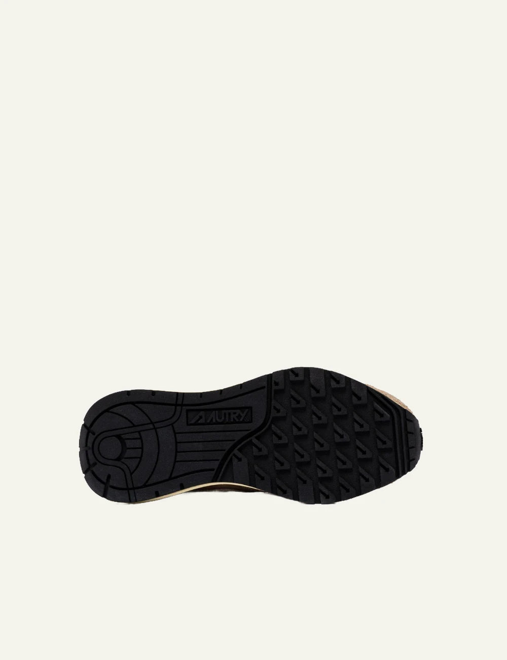 Autry Reelwind low sneaker beige suede nylon outsole view