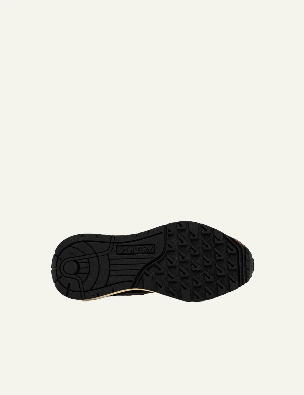 Autry Reelwind low sneaker brown suede nylon outsole view