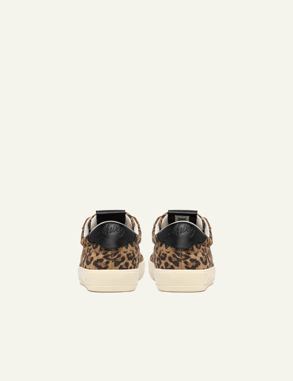 Autry Windscape sneakers leopard suede black heel low top back view