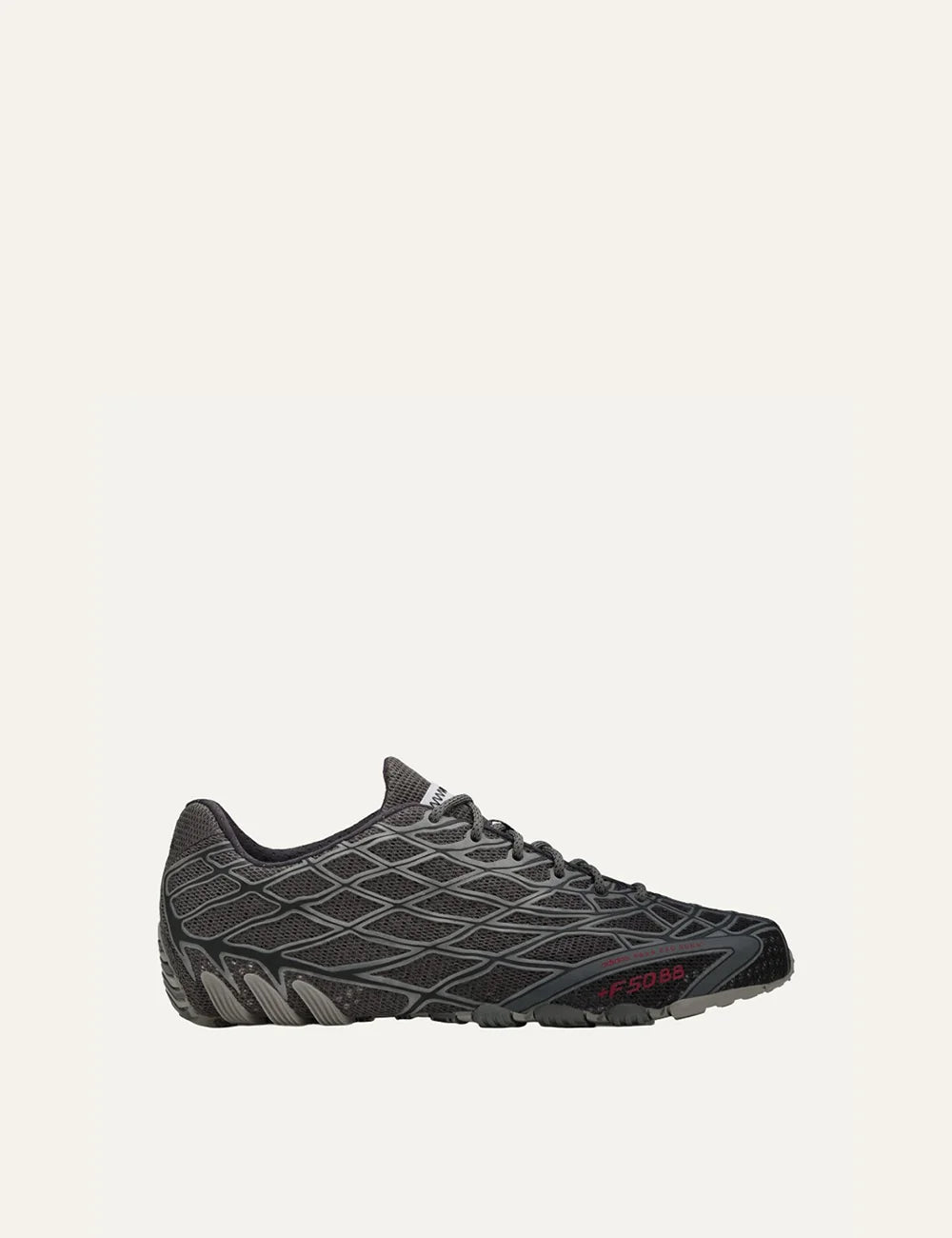 Bad Bunny x adidas F50 Ghost Sprint men black charcoal mesh sneakers