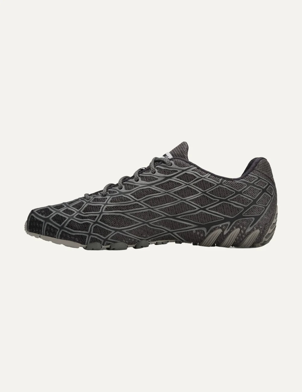 Bad Bunny x adidas F50 Ghost Sprint men black charcoal mesh sneakers profile