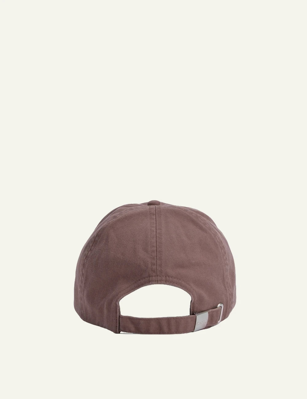 barbour cotton baseball cap brown back view