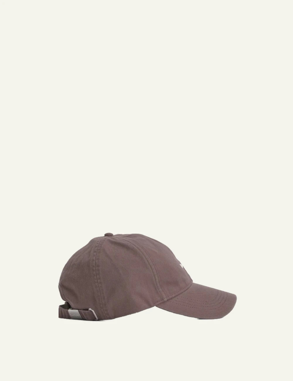 barbour cotton baseball cap brown profil view