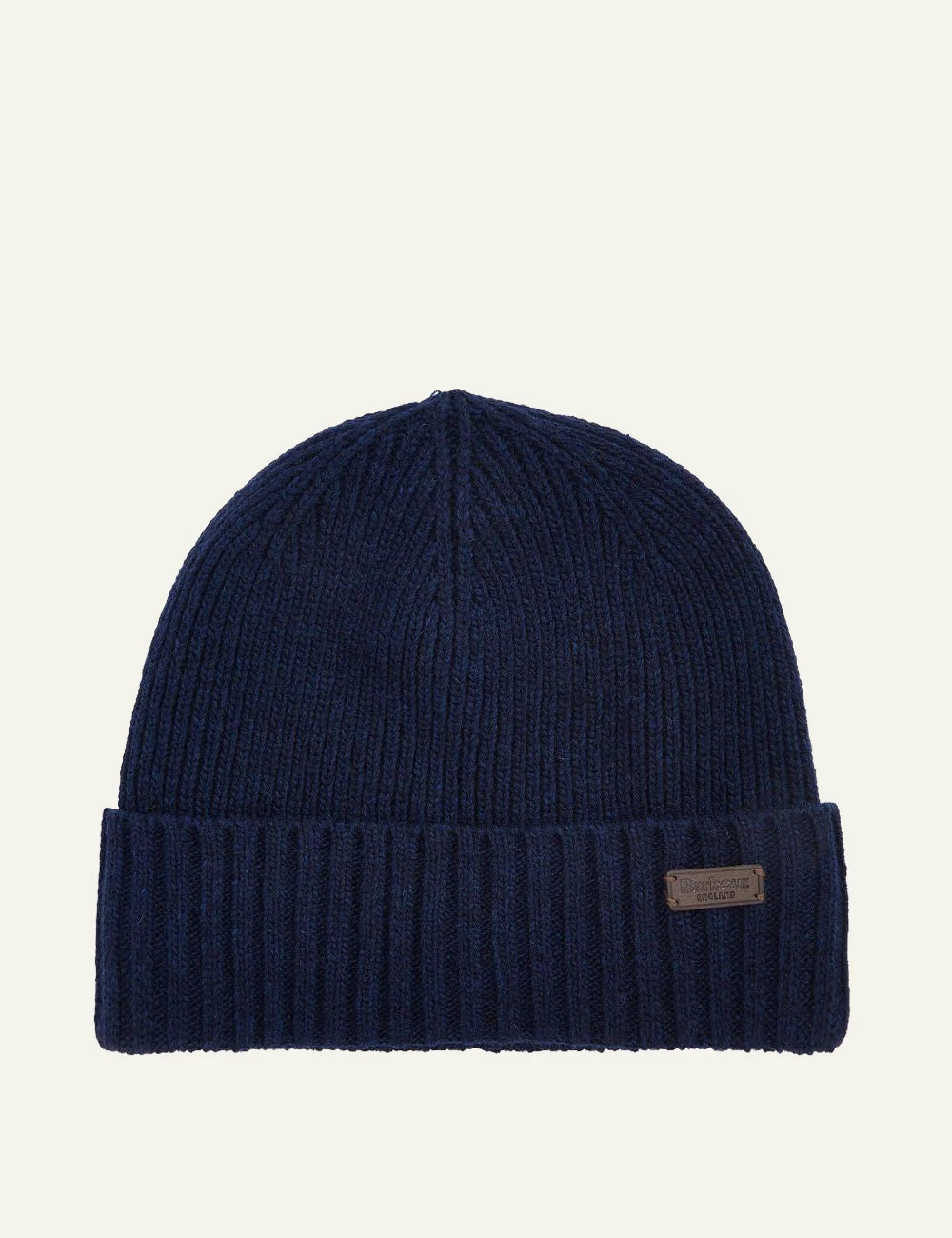 Barbour men's navy wool blend beanie and gloves gift 