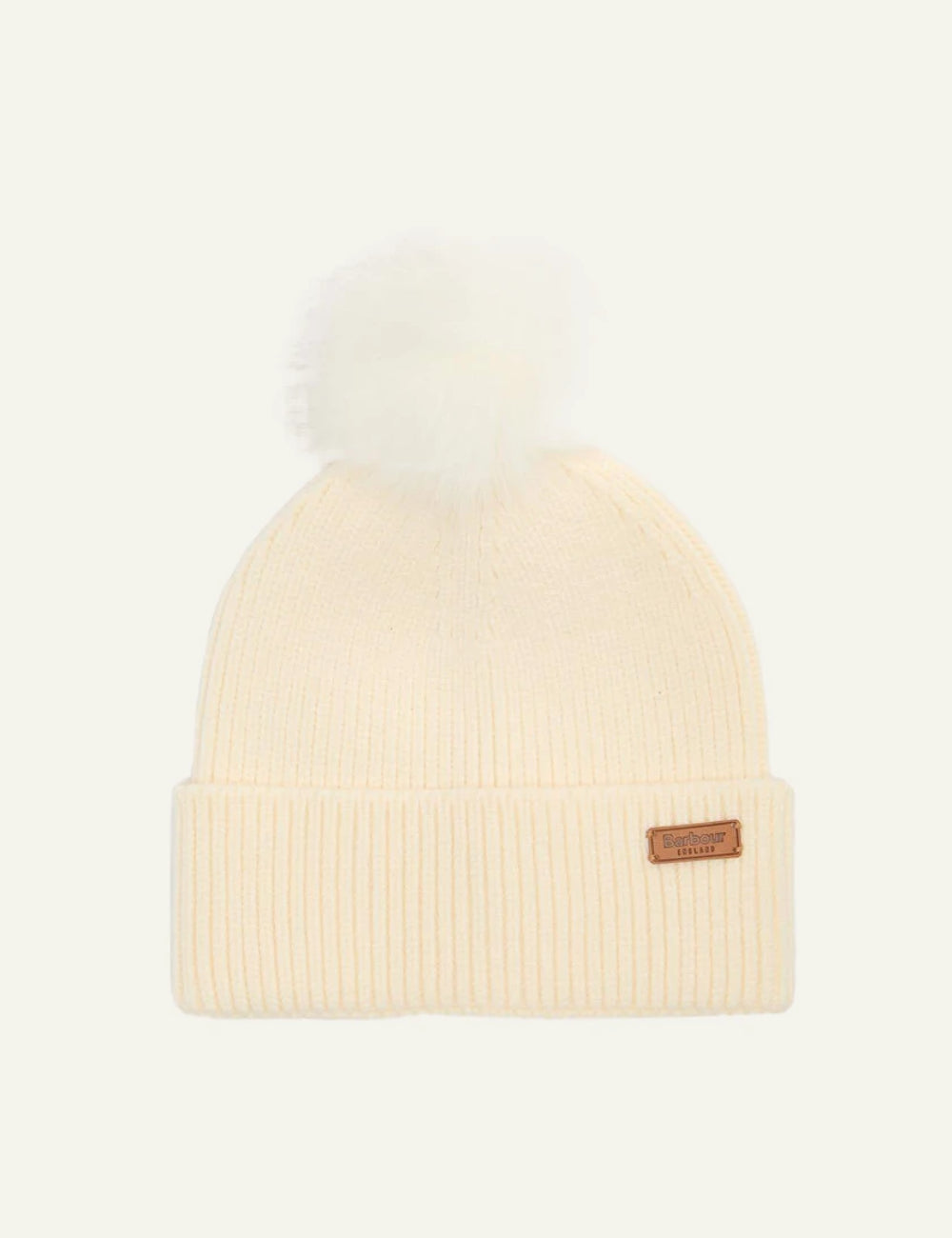 Barbour women's cream beanie and tartan  gift 