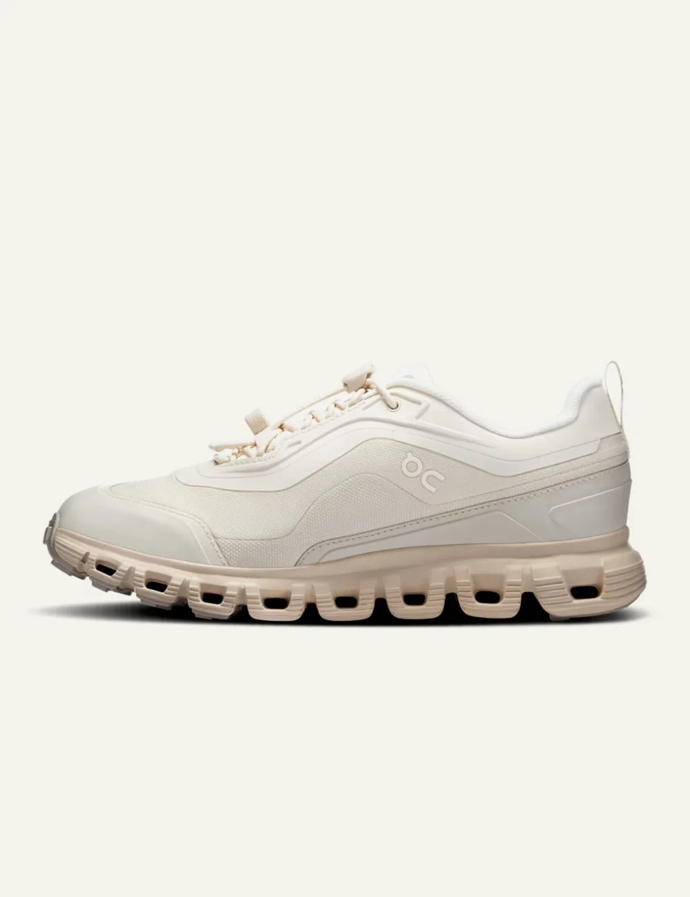 ON Cloud 6 Geo WP waterproof sneakers black profil view