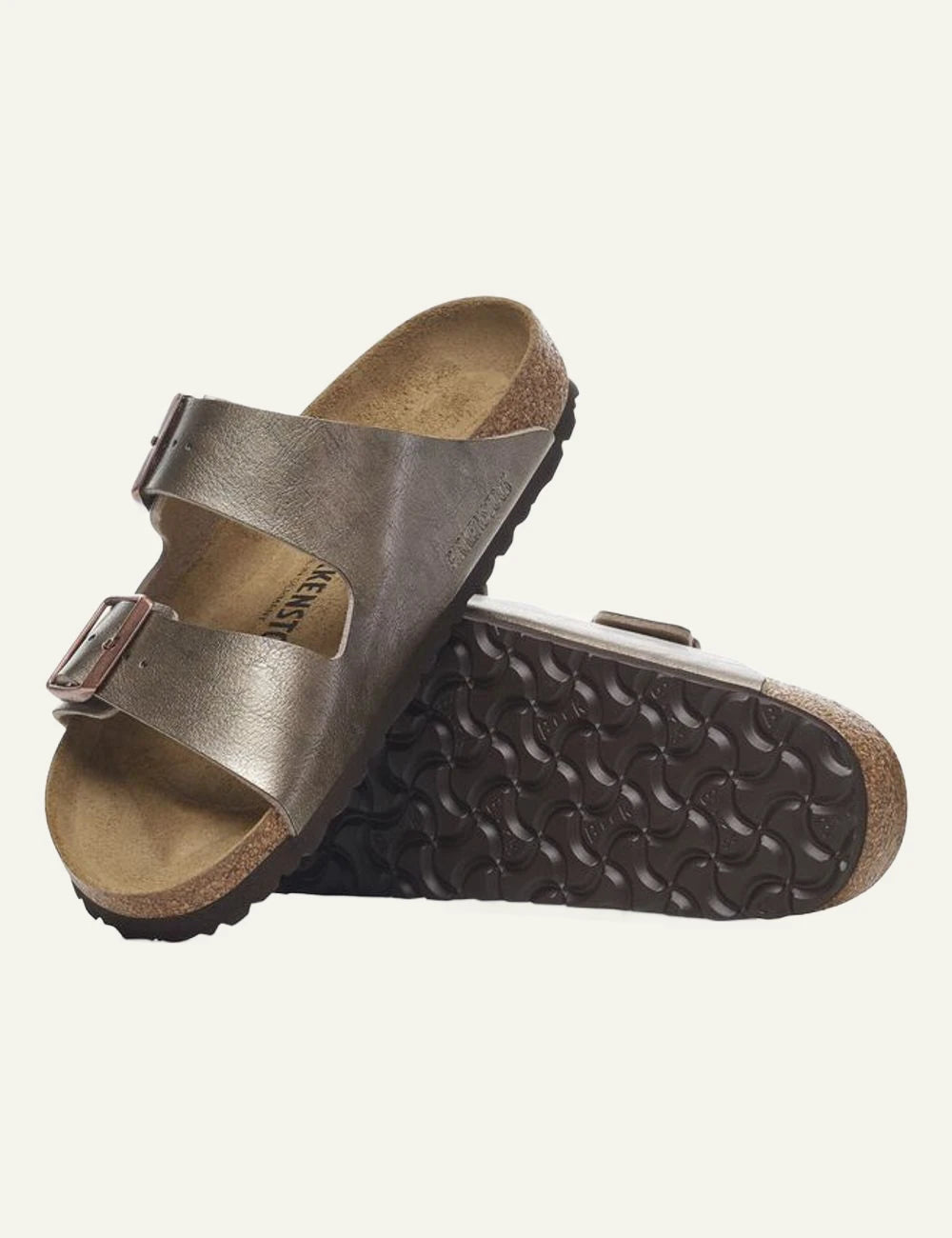 Birkenstock Arizona BF graceful taupe sandal sole view