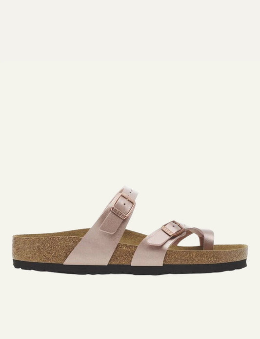 Birkenstock Mayari BF copper sandal side view