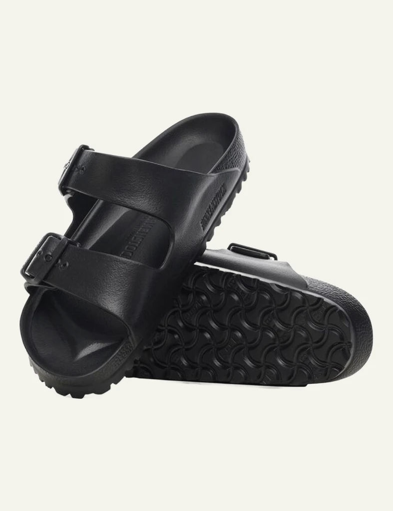 Birkenstock Arizona EVA black slide sandal side sole view