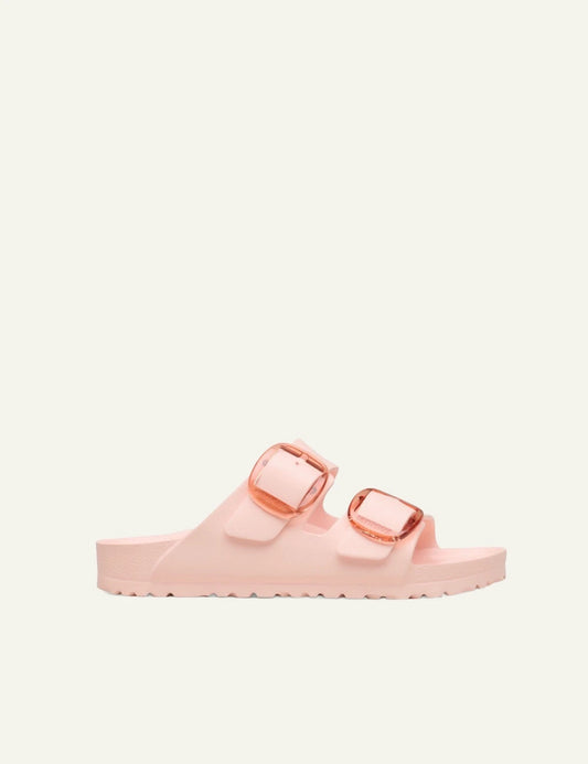 Birkenstock Arizona Big Buckle EVA light rose slides side view