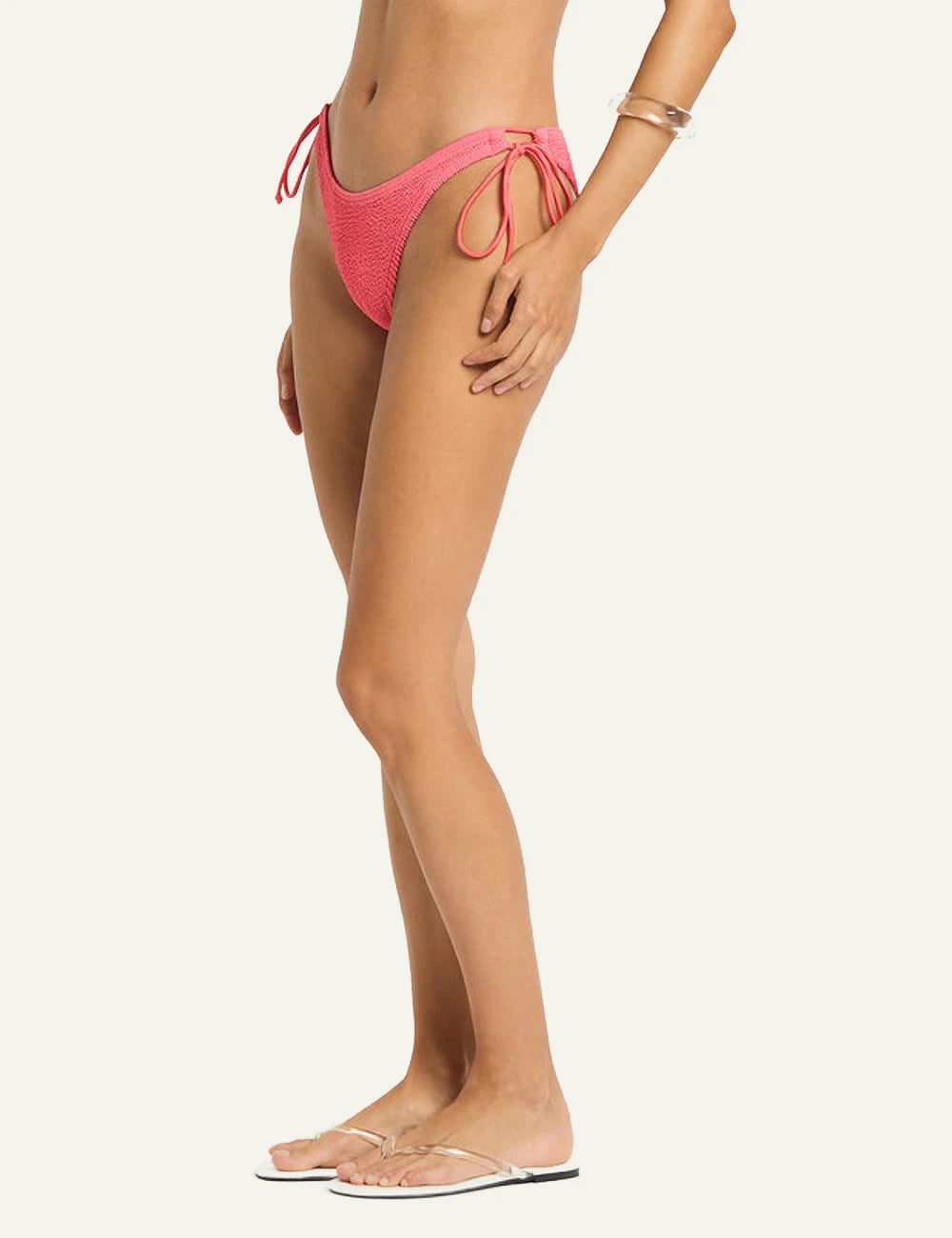 Bound Sonali brief coral pink side view