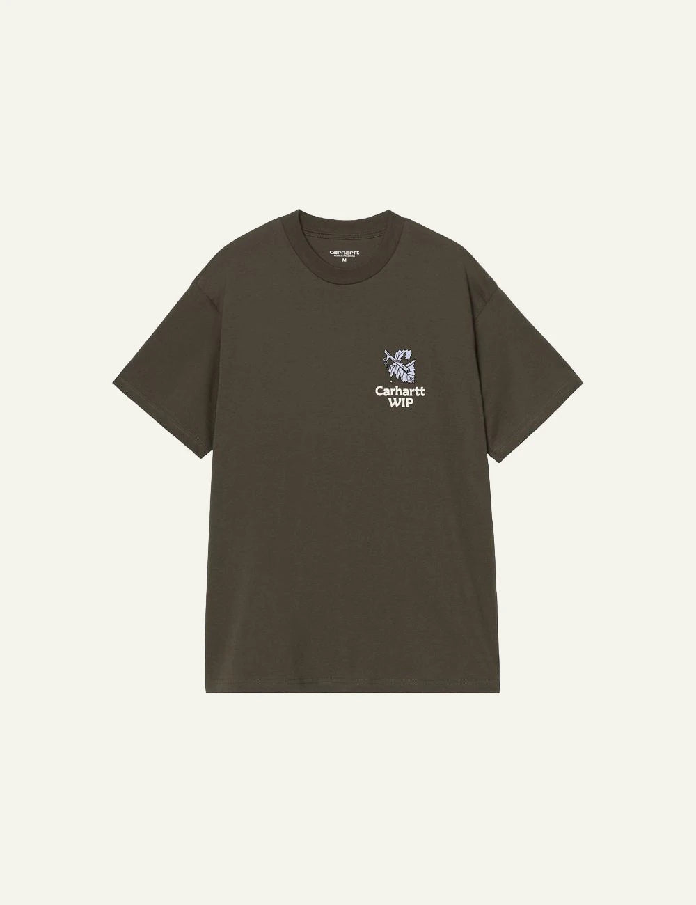 Men's Carhartt WIP Grape Picker T-shirt in cypress green with graphic print