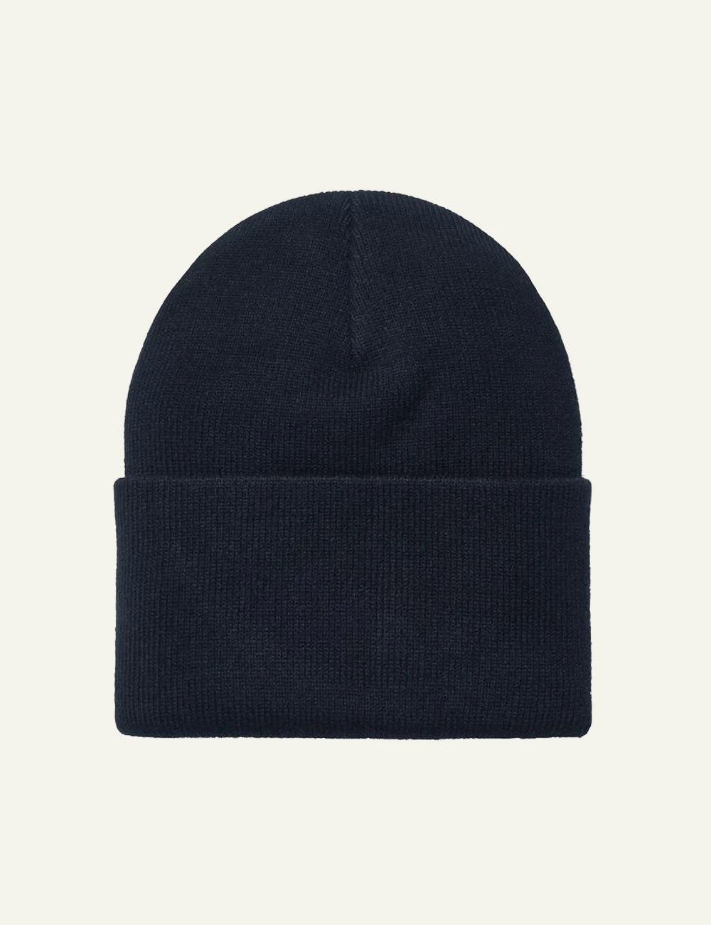 Carhartt WIP acrylic watch beanie in navy with logo patch back