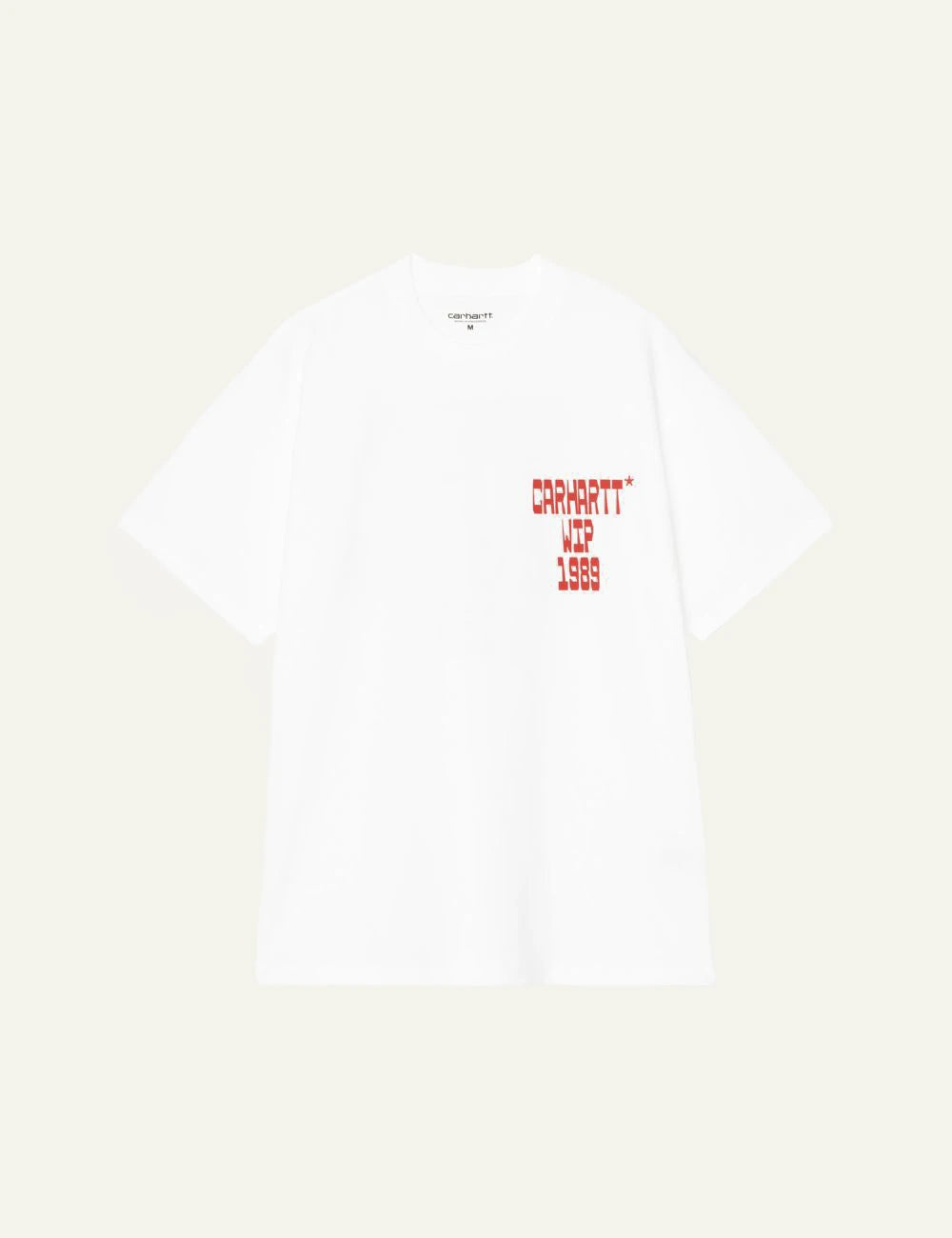 Carhartt WIP Blocks T-Shirt white front view graphic print