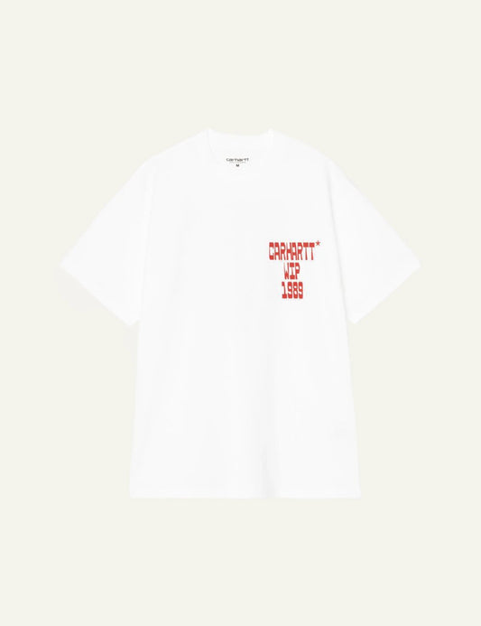 Carhartt WIP Blocks T-Shirt white front view graphic print