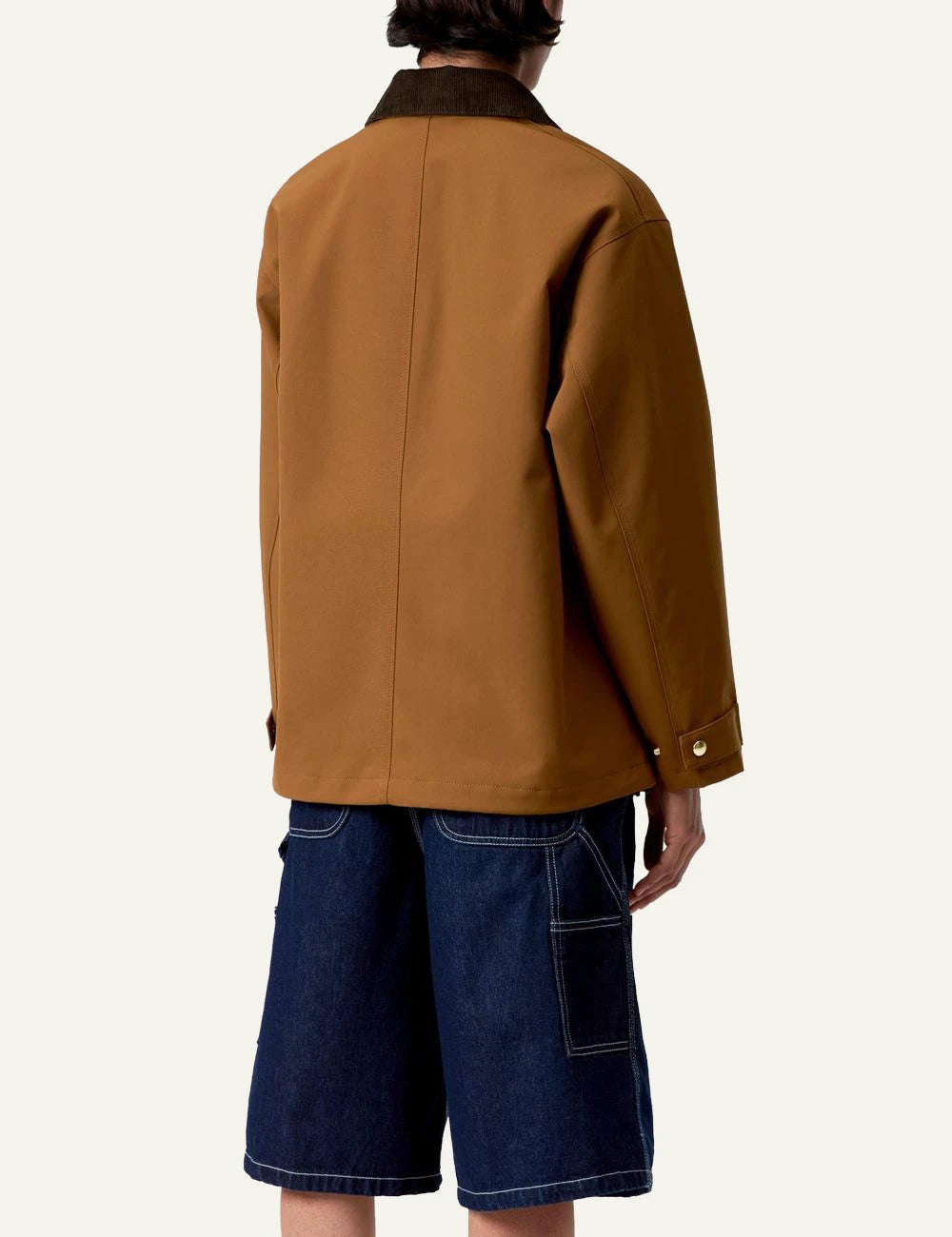 Carhartt WIP Clark Jacket brown tobacco back view