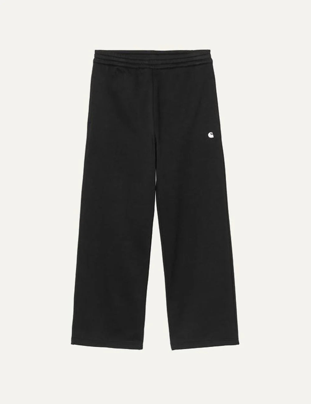 Carhartt WIP men Mack black loose-fit sweatpants with elasticated waist and embroidered C logo
