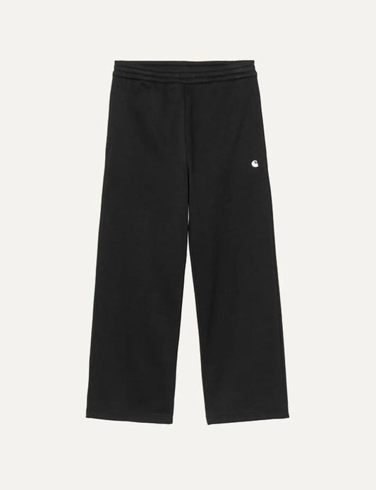 Carhartt WIP men Mack black loose-fit sweatpants with elasticated waist and embroidered C logo