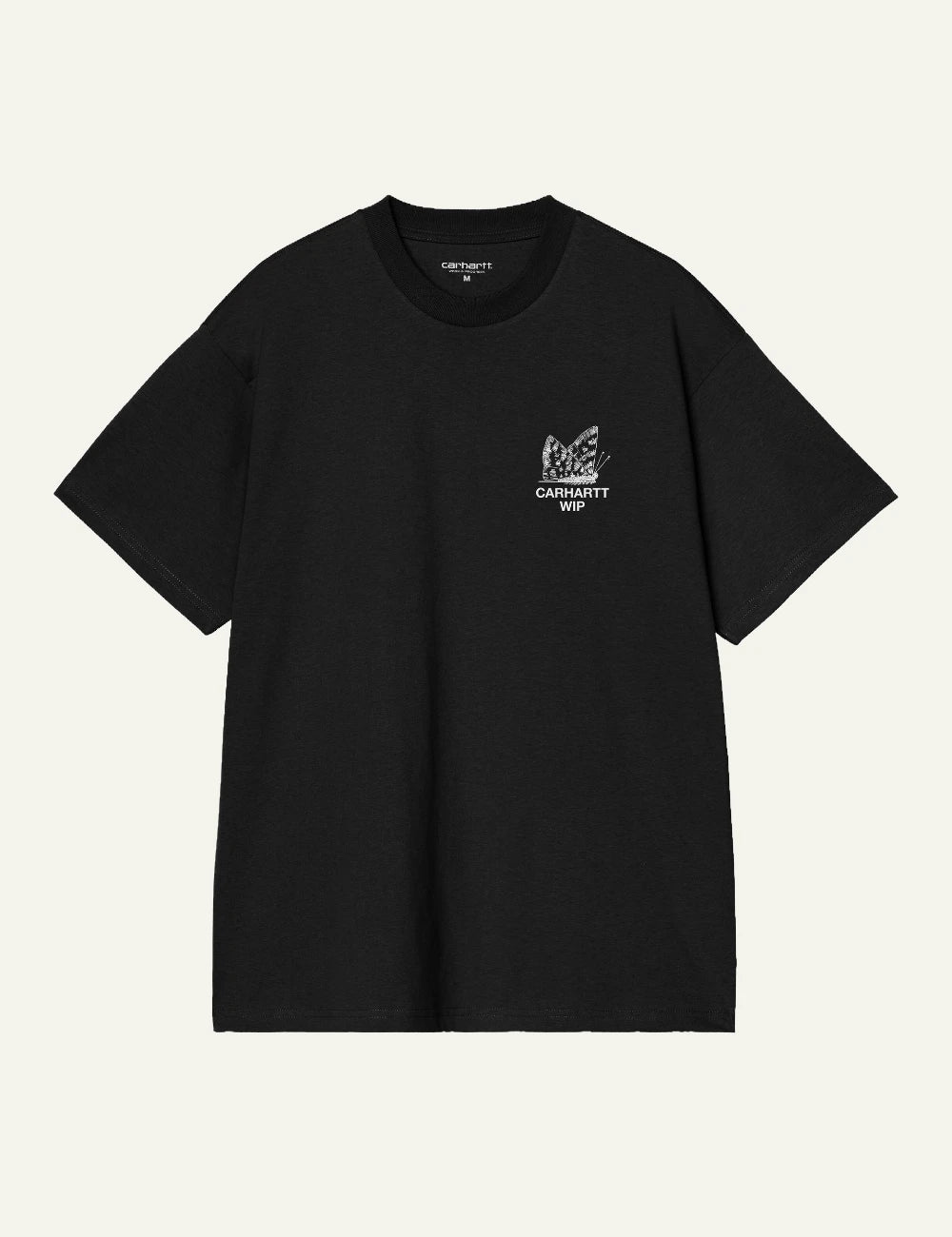 Men's Carhartt WIP S/S Hourglass T-Shirt in black with graphic prints