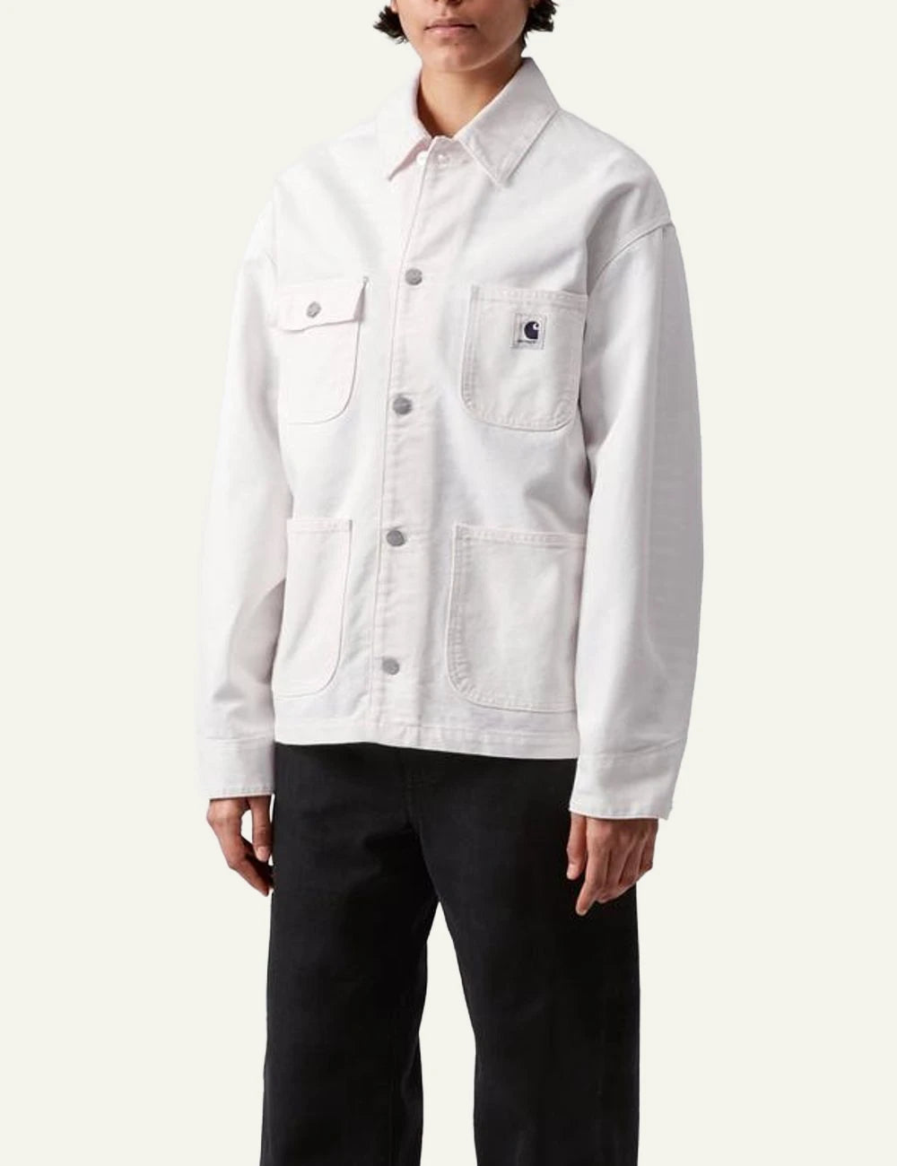 gynaikeio Carhartt WIP Michigan Chore Jacket white foyl body