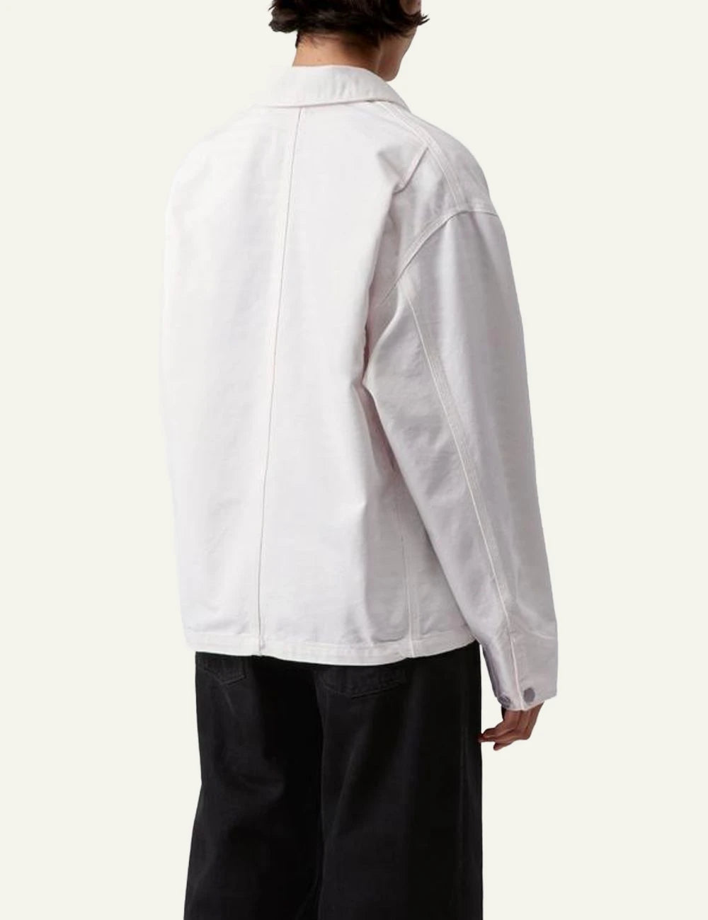 gynaikeio Carhartt WIP Michigan Chore Jacket white side back