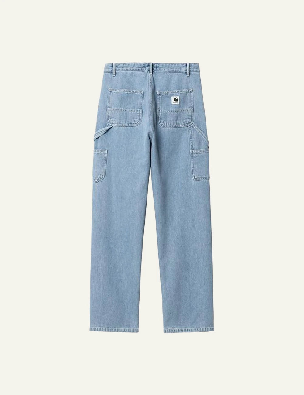 gynaikeio Carhartt WIP Newel Pant light blue denim back flat back