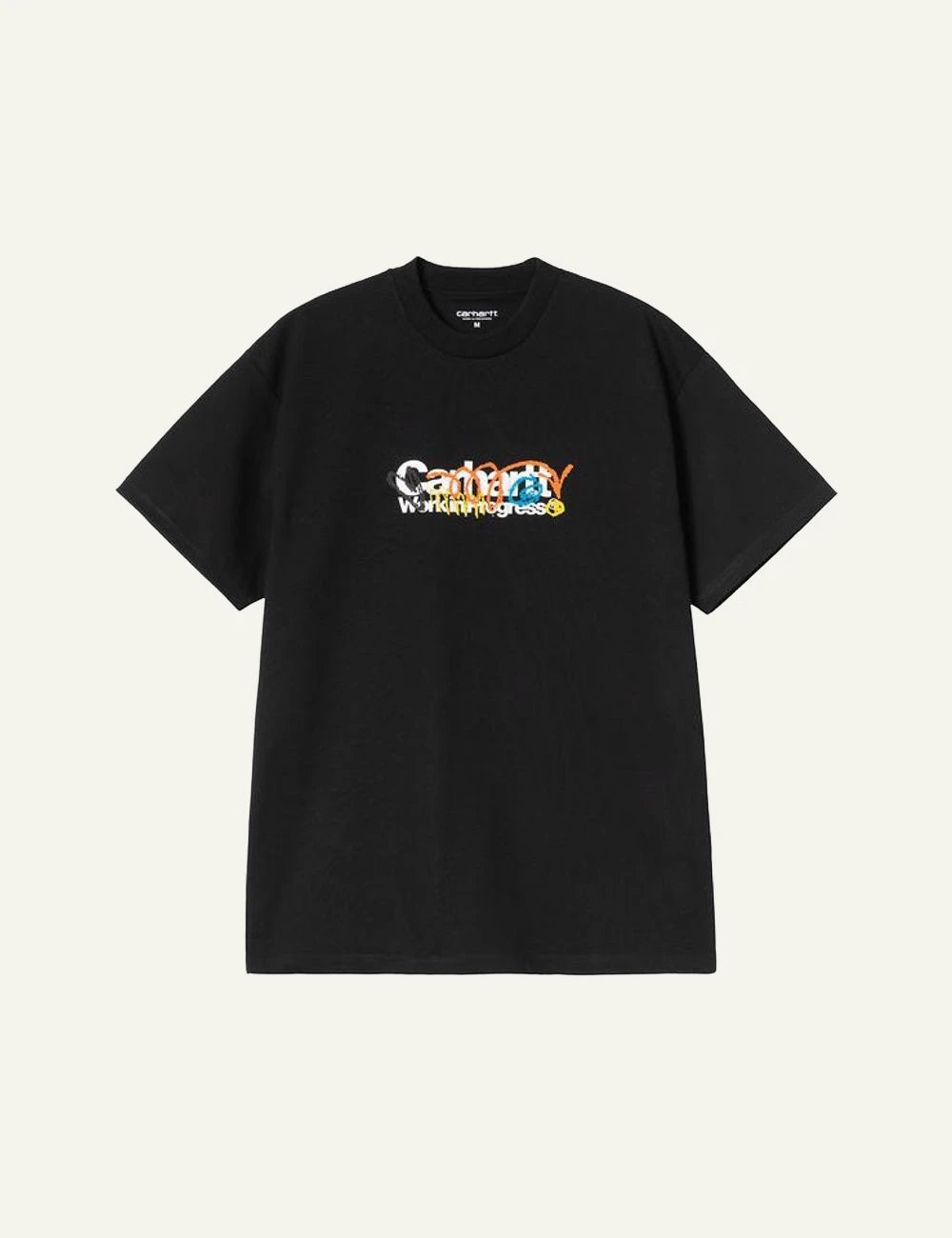 Carhartt WIP Primary t-shirt black front view logo print