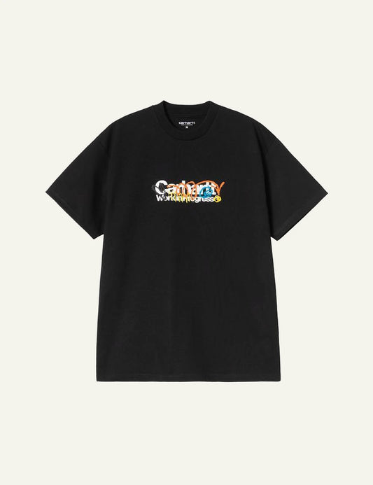 Carhartt WIP Primary t-shirt black front view logo print