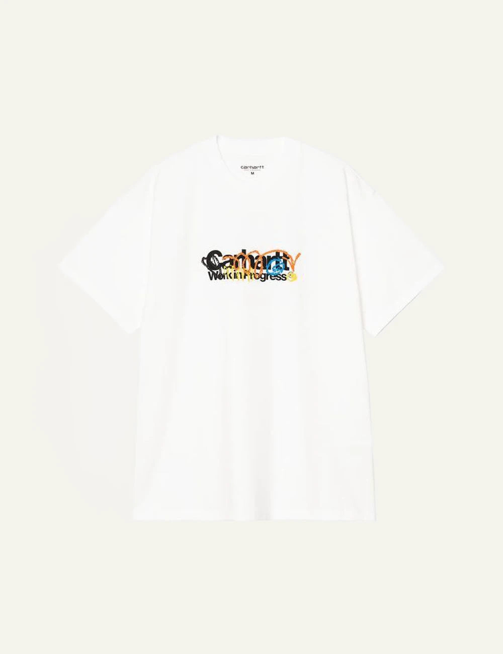 Carhartt WIP Primary t-shirt white front view logo print