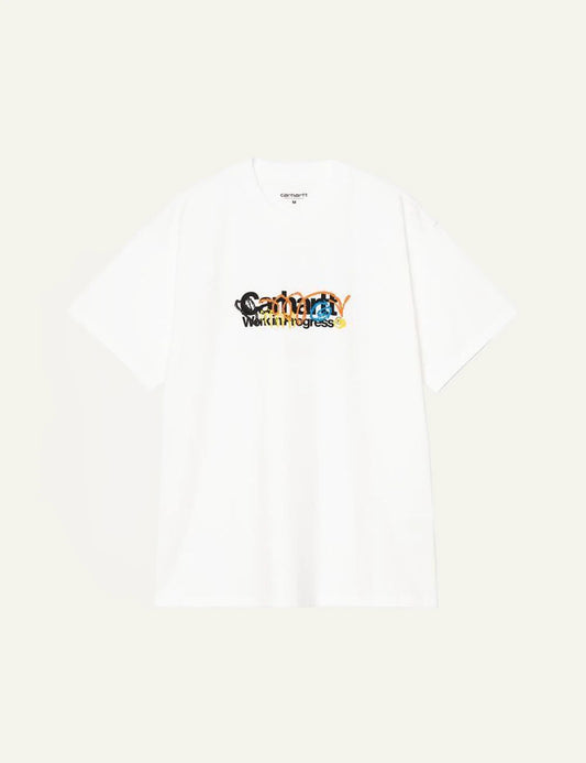 Carhartt WIP Primary t-shirt white front view logo print
