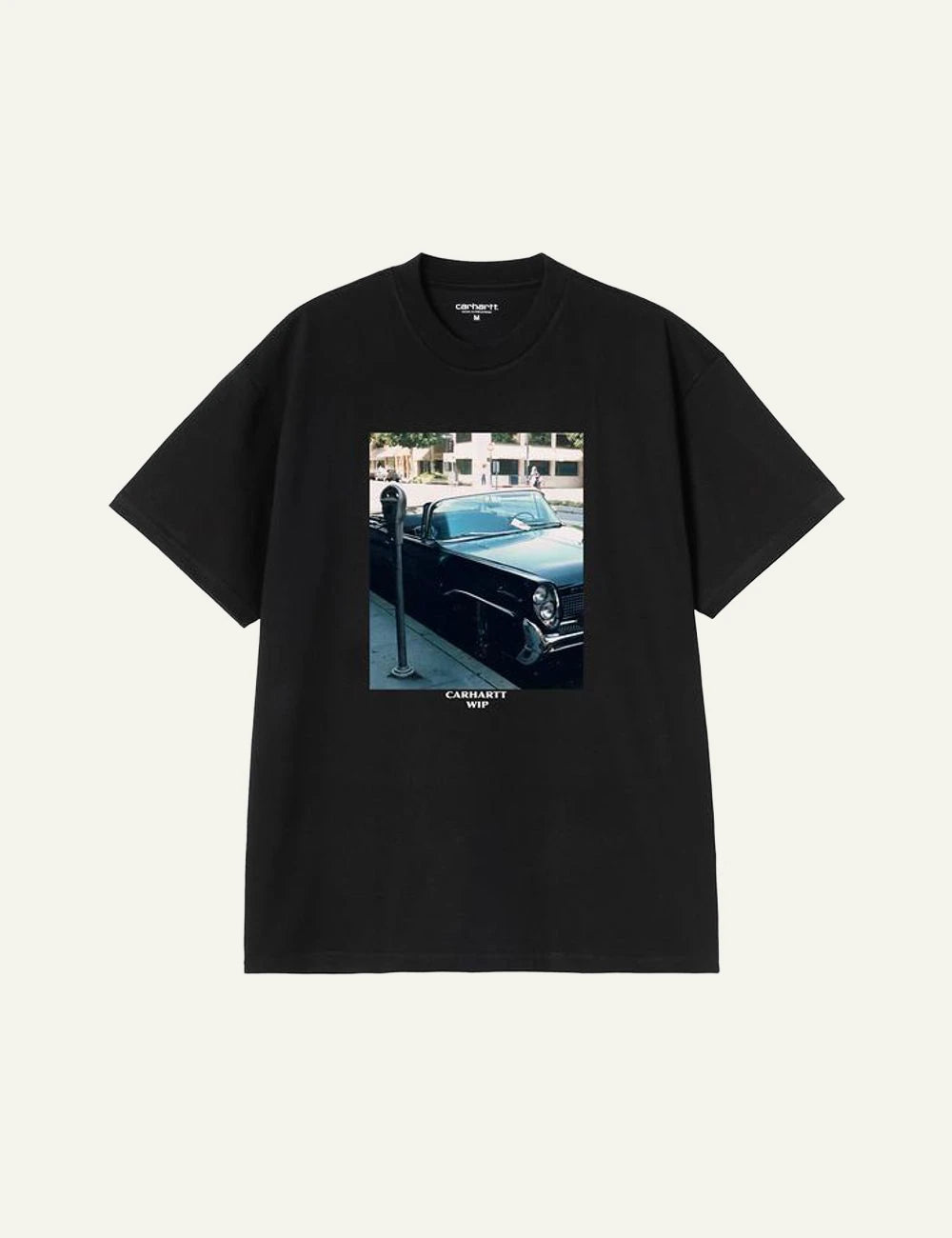 Carhartt WIP Warm Views t-shirt black graphic print front flat view