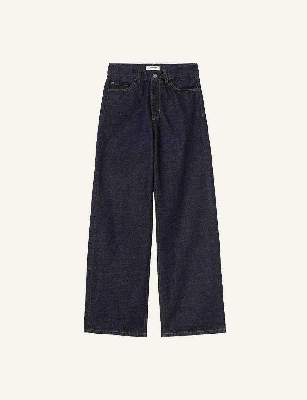 Women's Carhartt WIP Jane wide leg dark blue denim jeans