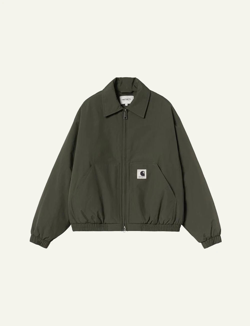 Women's Carhartt WIP khaki Stanwood jacket with water-repellent finish