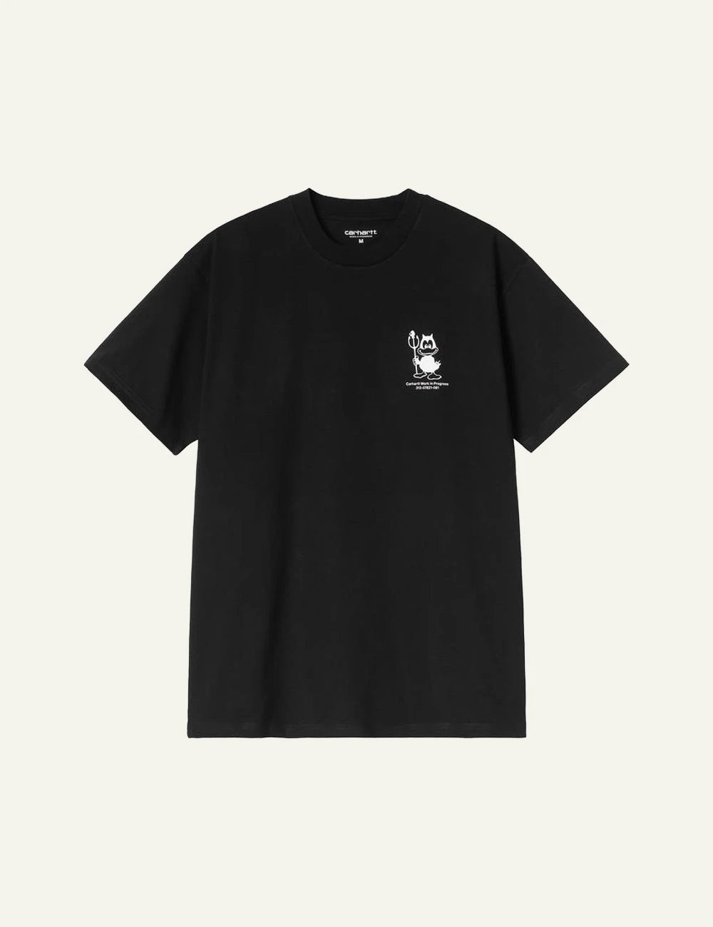 Carhartt WIP Bumper Car T-shirt black with graphic print front view