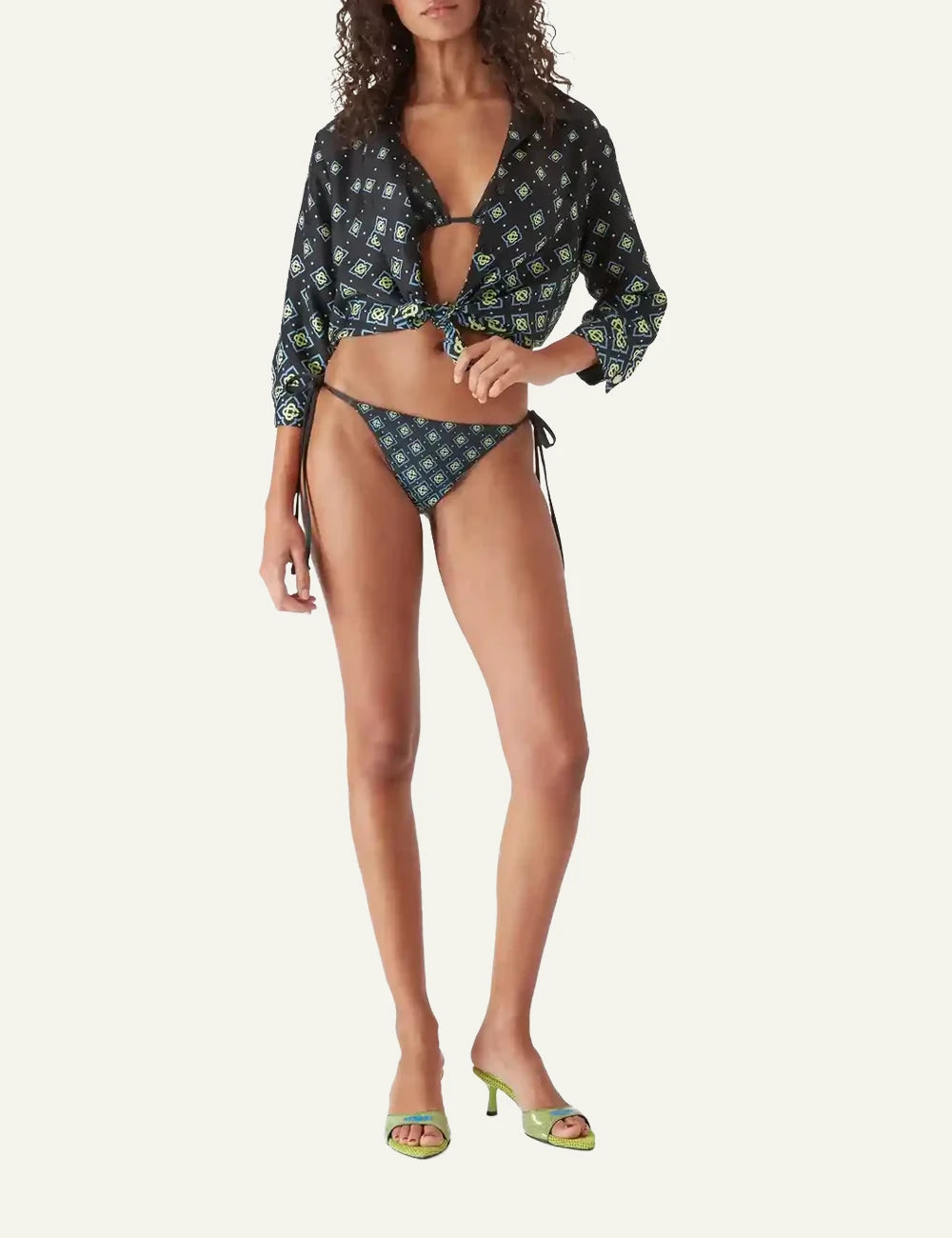 Casablanca Bikini Bottom black worn look