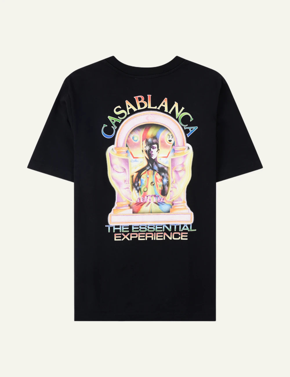 Casablanca Classic T-Shirt black back worn view