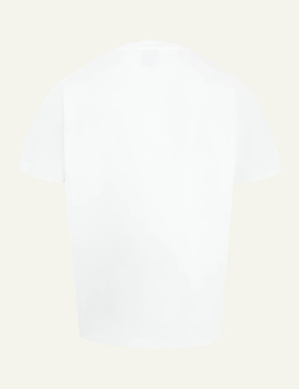 casablanca innocence triangle t shirt white ocean sunset graphic back view