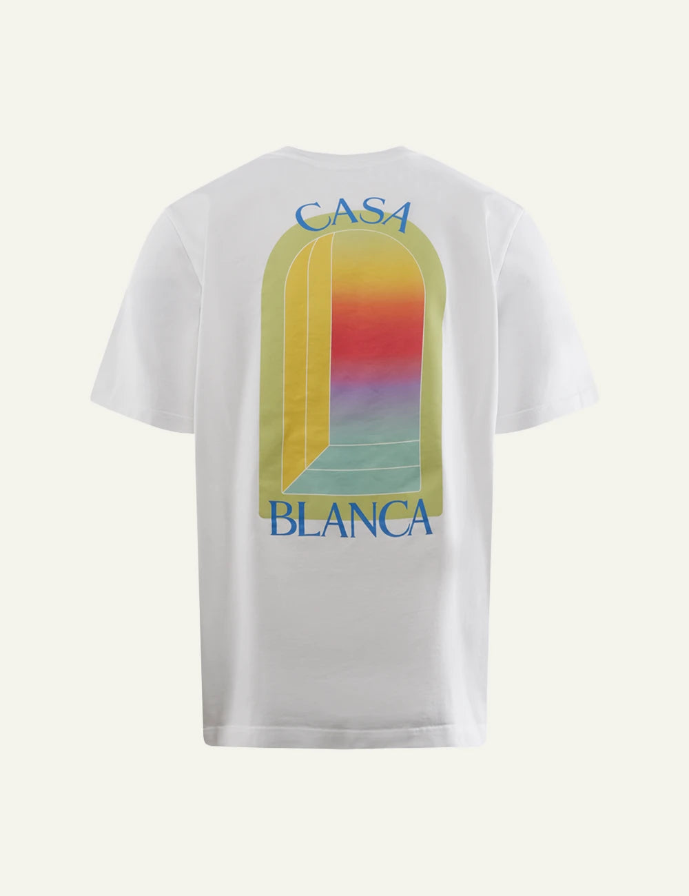 Casablanca L'Arche Classic T-Shirt white back view