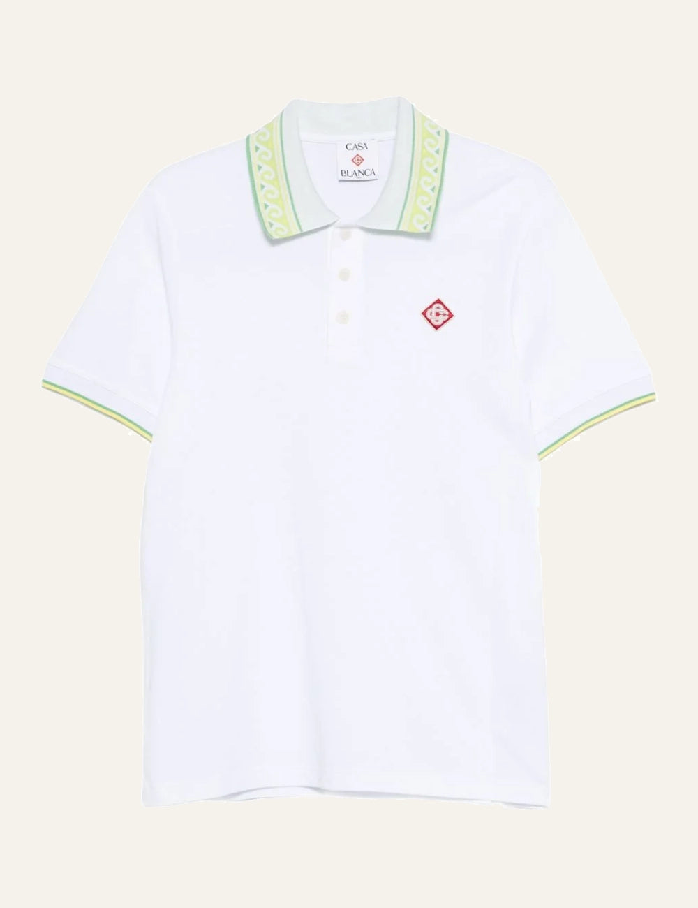 Casablanca Laurel Polo white front view