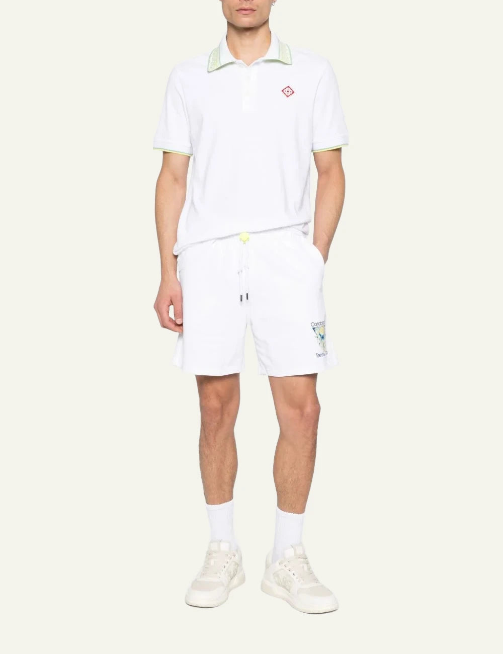 Casablanca Laurel Polo white full body worn